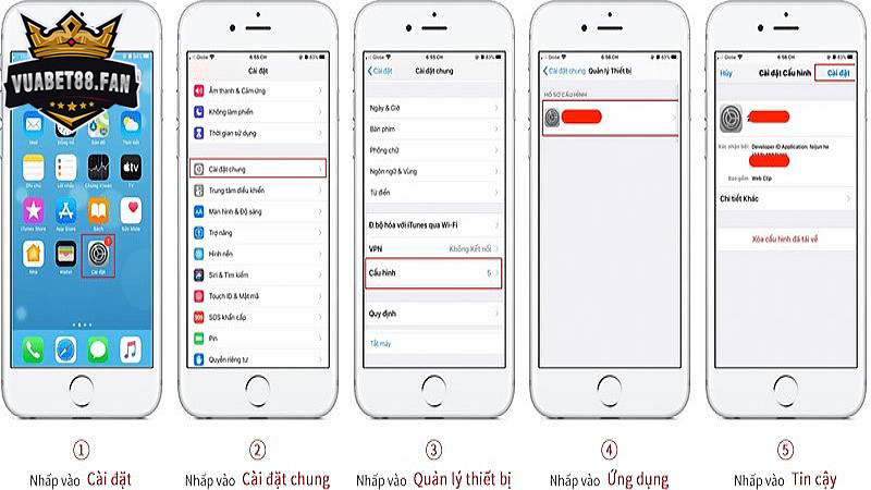 Hướng dẫn tải vuabet88 cho iOS (iPhone)